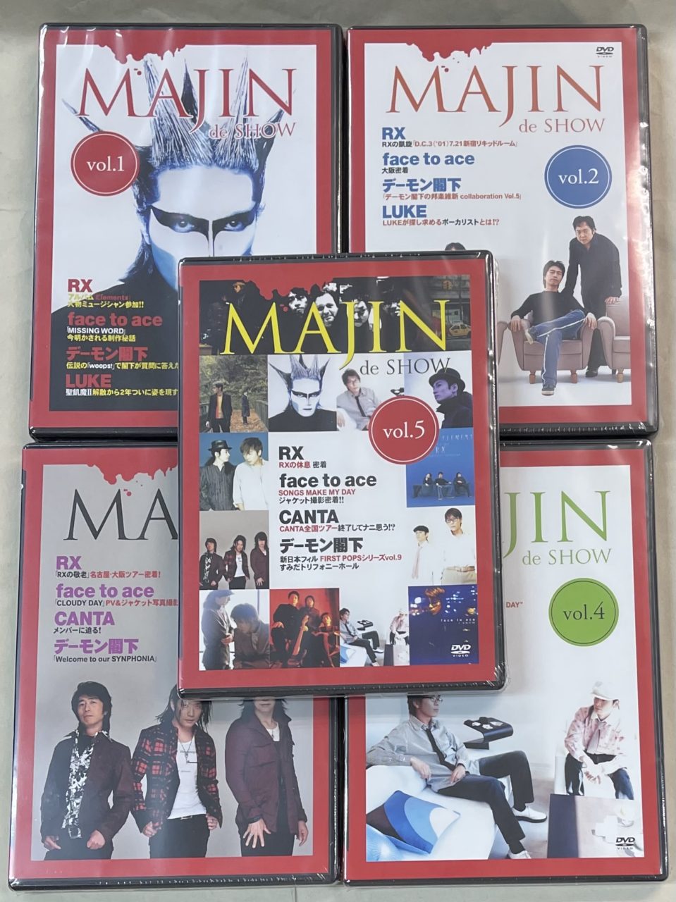 聖飢魔II 限定DVD MAJIN de SHOW 全5巻セット | 音楽資料専門店 ロック