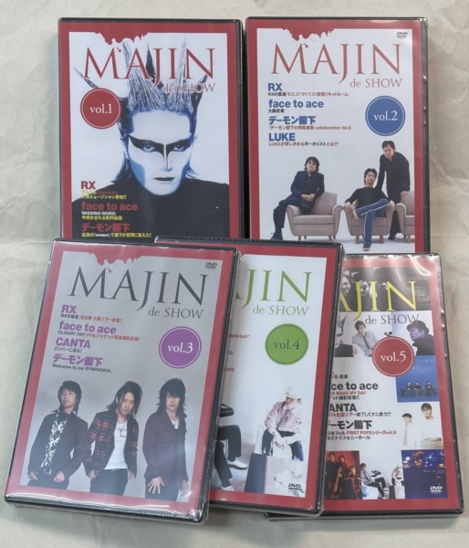 聖飢魔II 限定DVD MAJIN de SHOW 全5巻セット | 音楽資料専門店 ロック