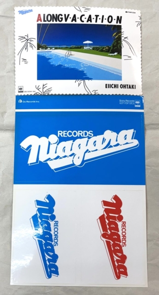 大瀧詠一 ステッカーシート EACH TIME NIAGARA RECORDS | 音楽資料専門店 ロック オン キング