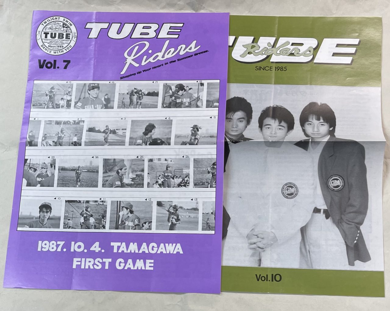 チューブ 初期ファンクラブ会報 TUBE Riders 7号・10号から22冊セット 音楽資料専門店 ロック オン キング