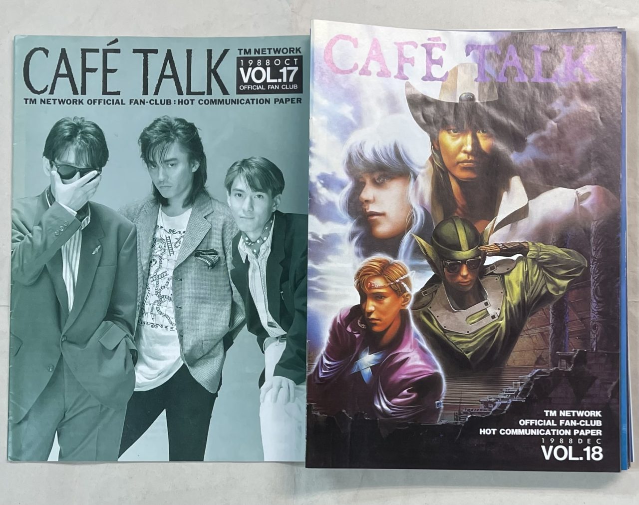 贅沢品  Vol.8 1986年 TALK CAFE’ NETWORK 【FC会報】TM ミュージシャン
