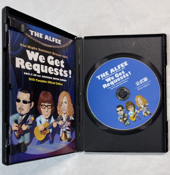 THE ALFEE We Get Requests! 2012 DVD-
