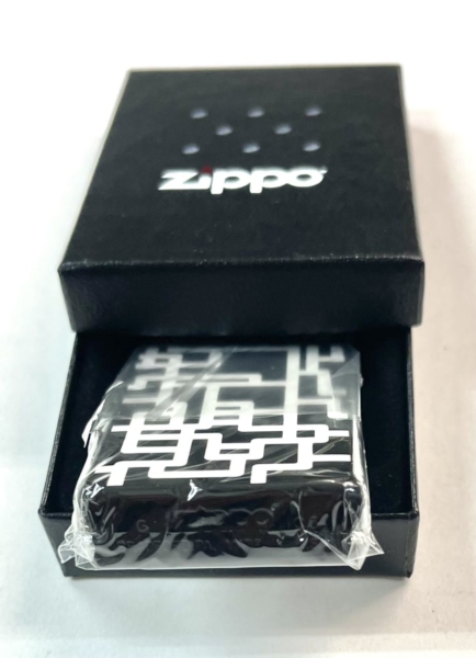 布袋寅泰 ZIPPO 5面加工 ギタリズム柄 黒×白 2005年製 保証書付 | 音楽 