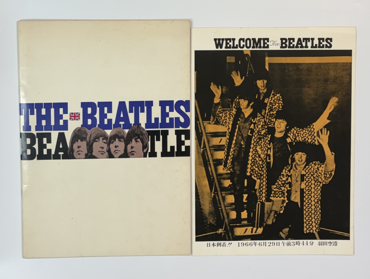 ビートルズ 1966年 来日コンサートパンフレット ポートレイト付 | 音楽